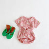 Pink Daisy Baby Girl top + shorts - Thamaras
