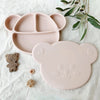 Silicon Suction Bear Plate with Lid - Thamaras