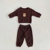 Brown Teddy Sweater and Pant Set- Unisex - Thamaras