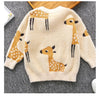 White Bambi/Fawn Pullover Sweater - Thamaras